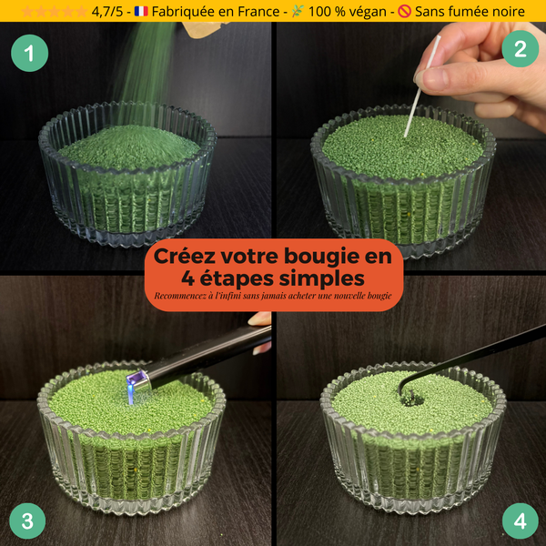 Perles de cire parfumées